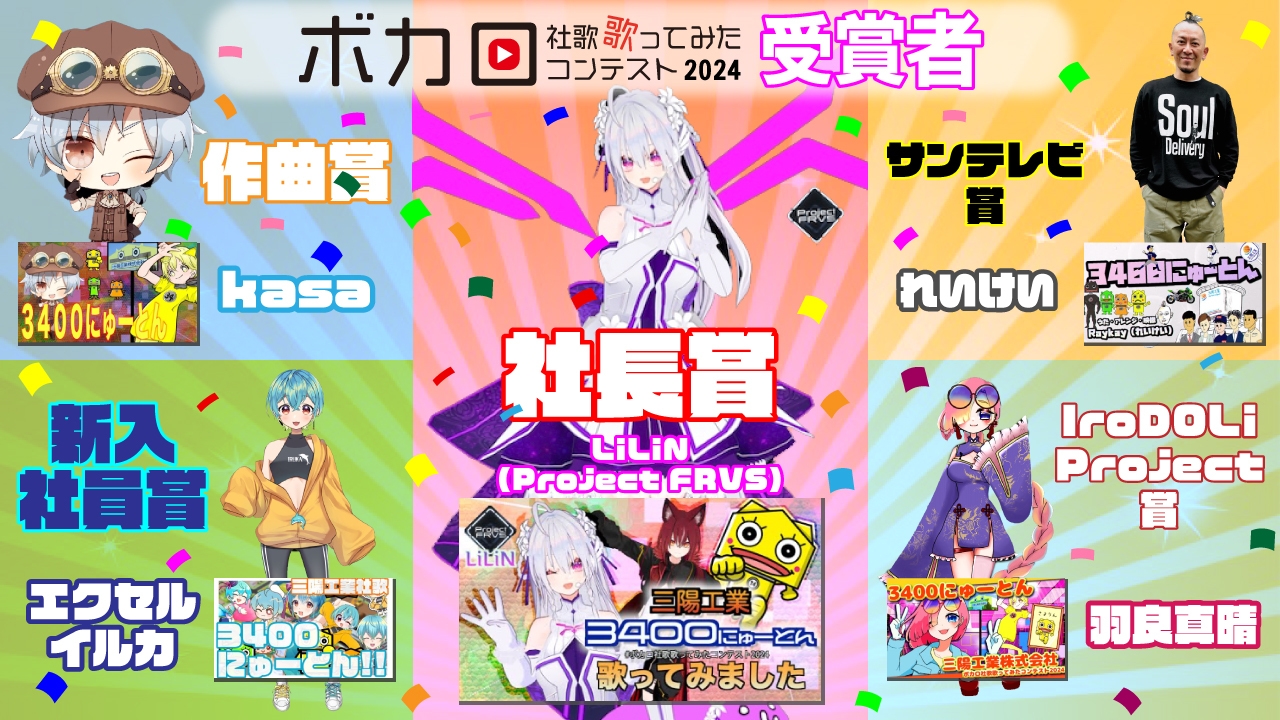 受賞者発表画像