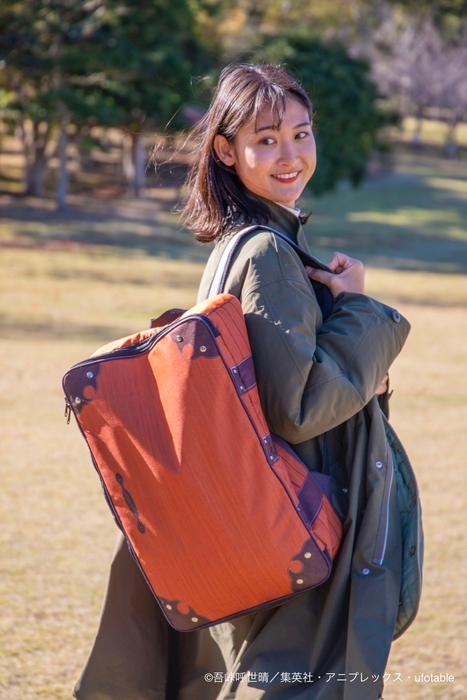 ▲グッズを身に付けて、雰囲気倍増!