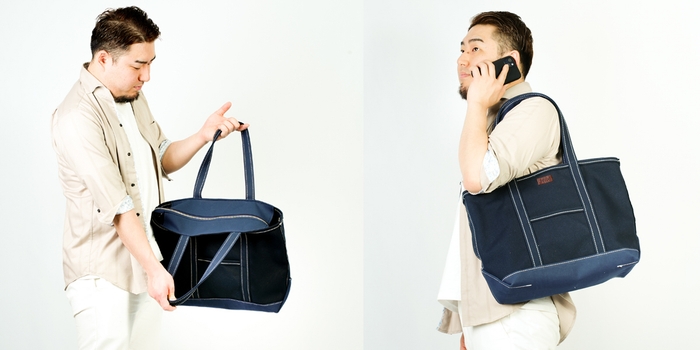 [ファスナー付き] Lサイズ(ネイビーブルー)