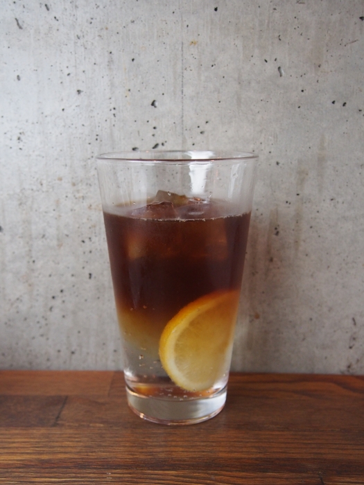 エチオピアとペルーのブレンド豆"合羽橋ブレンド"を使用