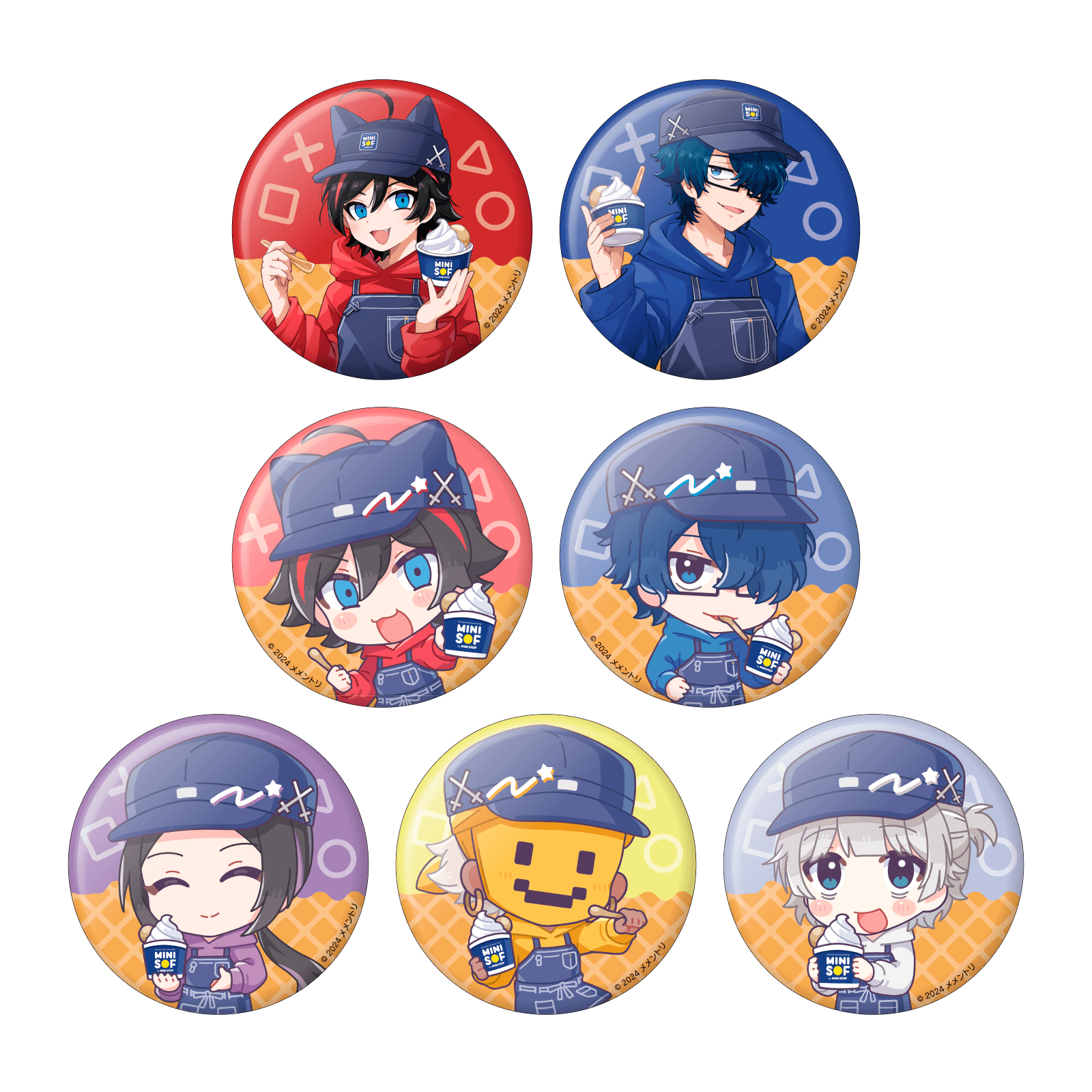 缶バッジ 全7種 イメージ画像