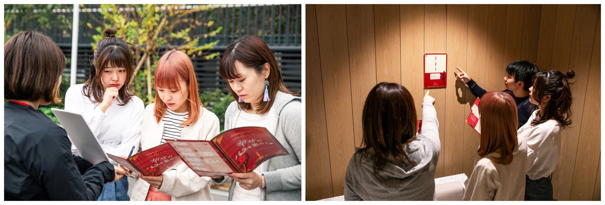 物語の登場人物たちとの会話や、謎を解いていくことでストーリーが進行