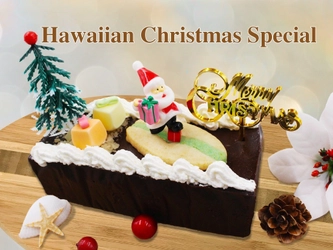 “波乗りサンタ”が人気商品オリジナルショコラに乗って登場！ 今年もクリスマスケーキを販売開始