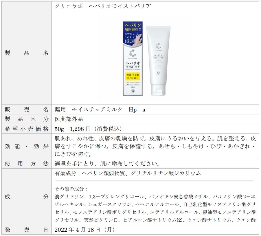 クリニラボ ヘパリオモイストバリア