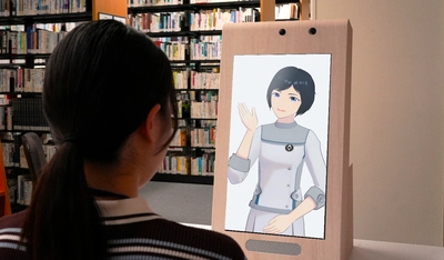 近畿大学中央図書館がアバターによる受付窓口対応を開始　学生の利便性向上と図書館業務の効率化・働き方改革を図る