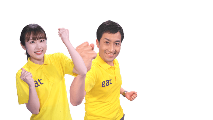 eat木和田アナ&eat村上アナ