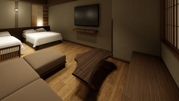 ロイヤルスイート:リビング