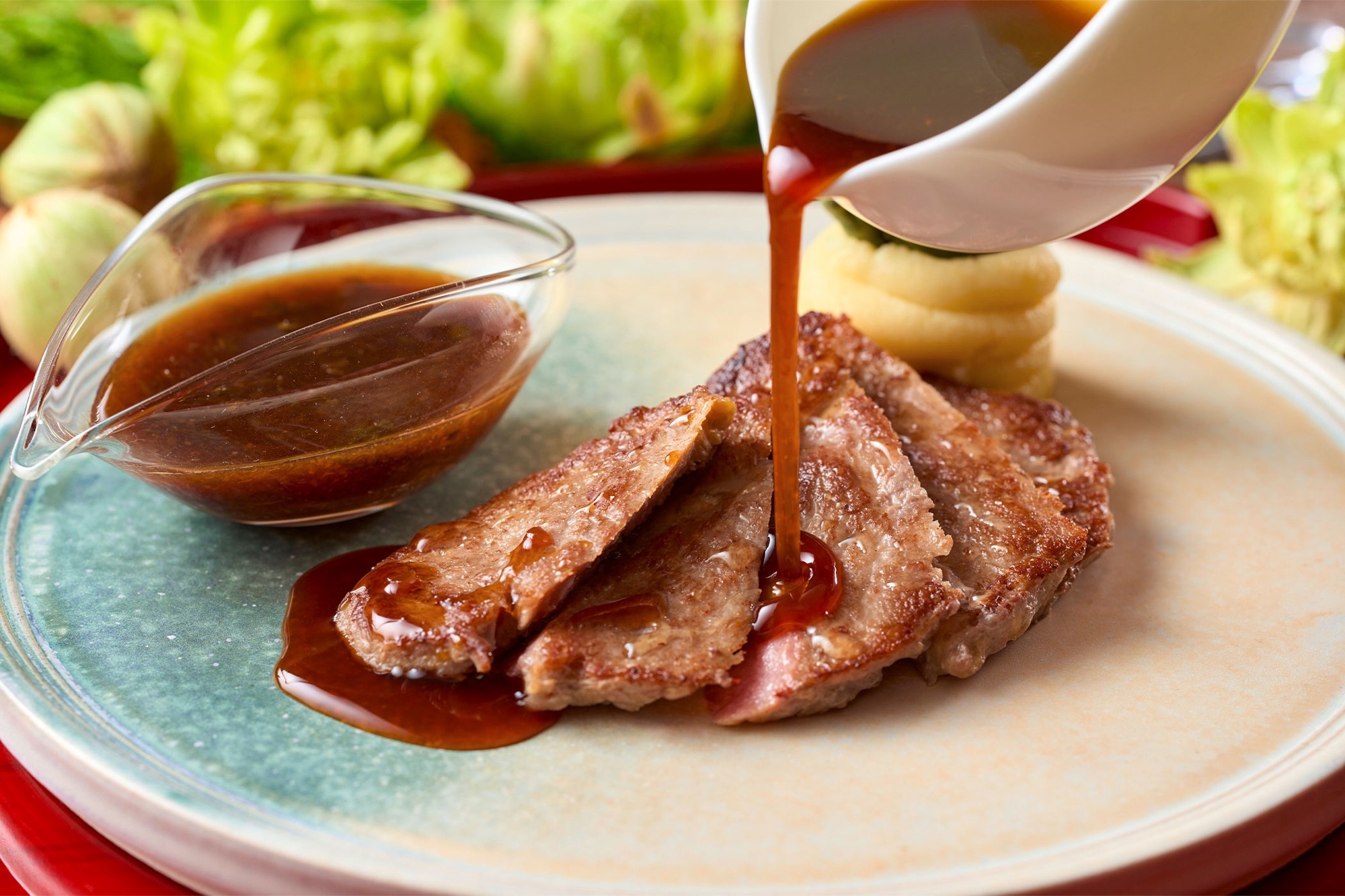 焼きたて サーロインステーキ 春香るふきのとう味噌ソース(ますや)