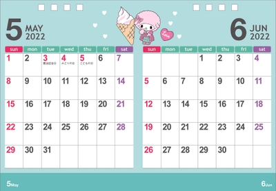 卓上カレンダー　見本