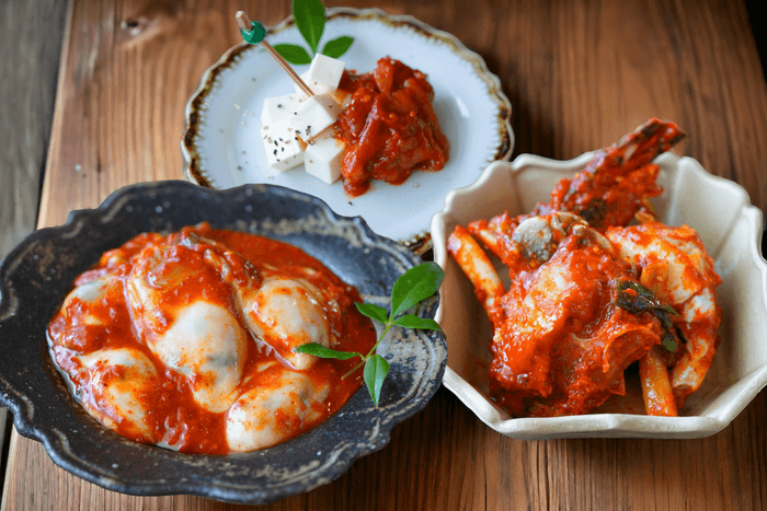 海鮮キムチセット (キムチ専門店第一物産):税込価格: 4,300 円