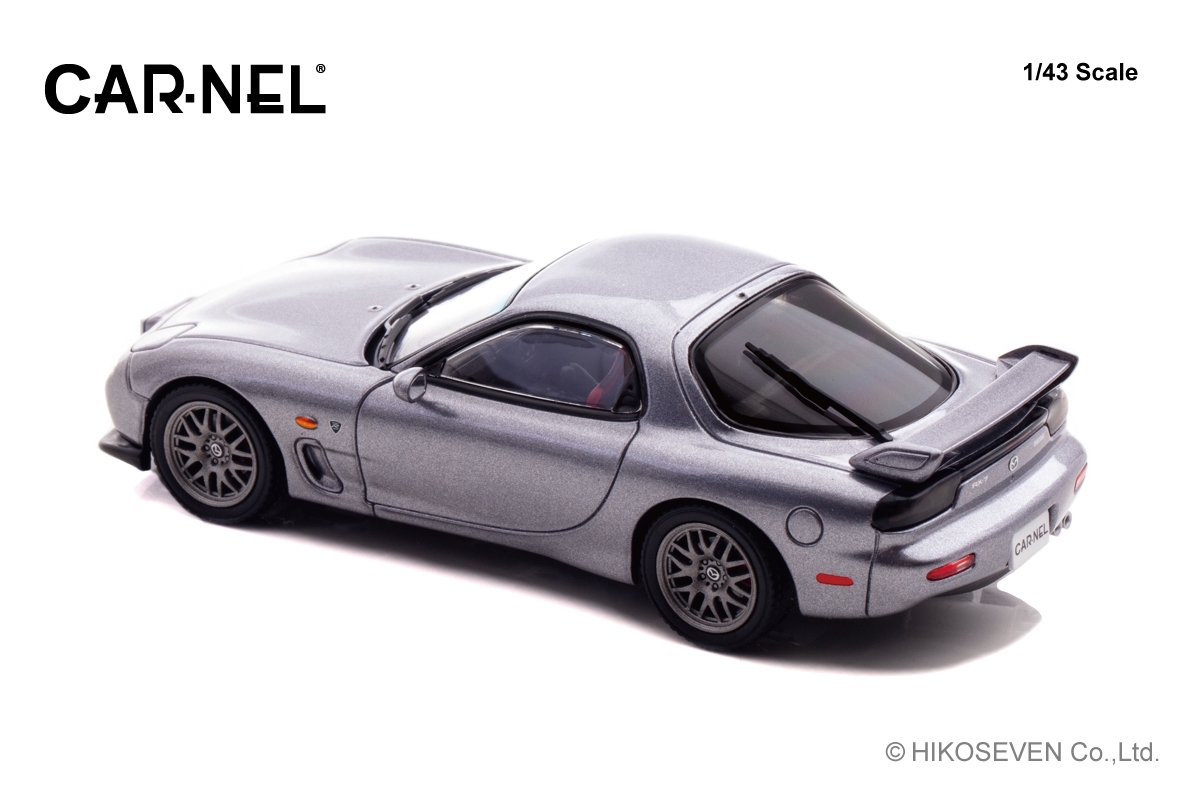 1/43 マツダ RX-7 Spirit R Type A (FD3S) 2002 Titanium Gray Metallic:左後