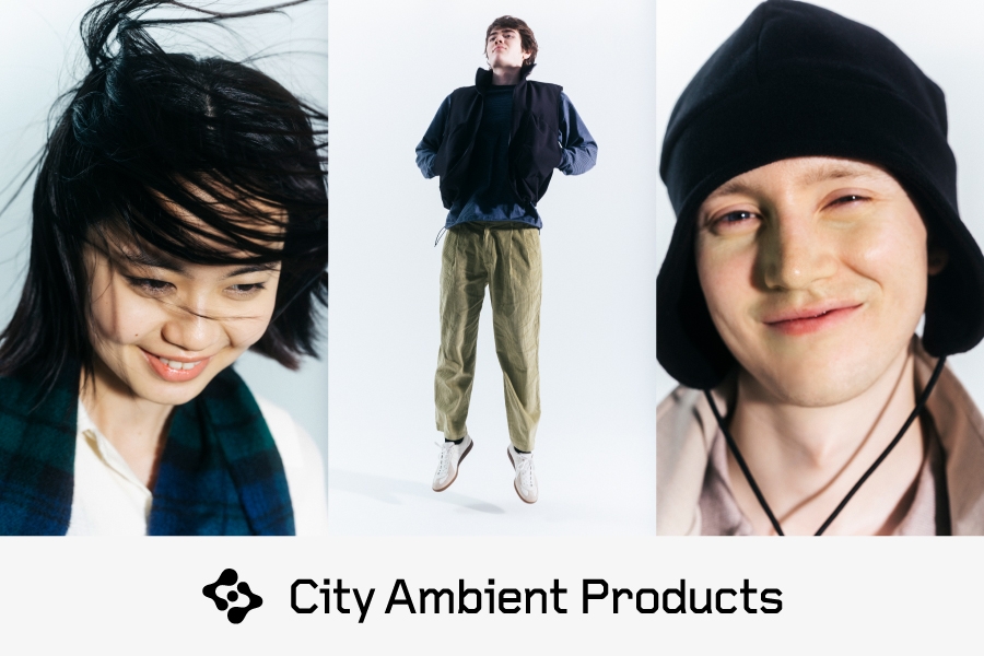SHIPS MENから、新レーベル「City Ambient Products（シティ アンビエント プロダクツ）」が2024年秋冬シーズンよりデビュー