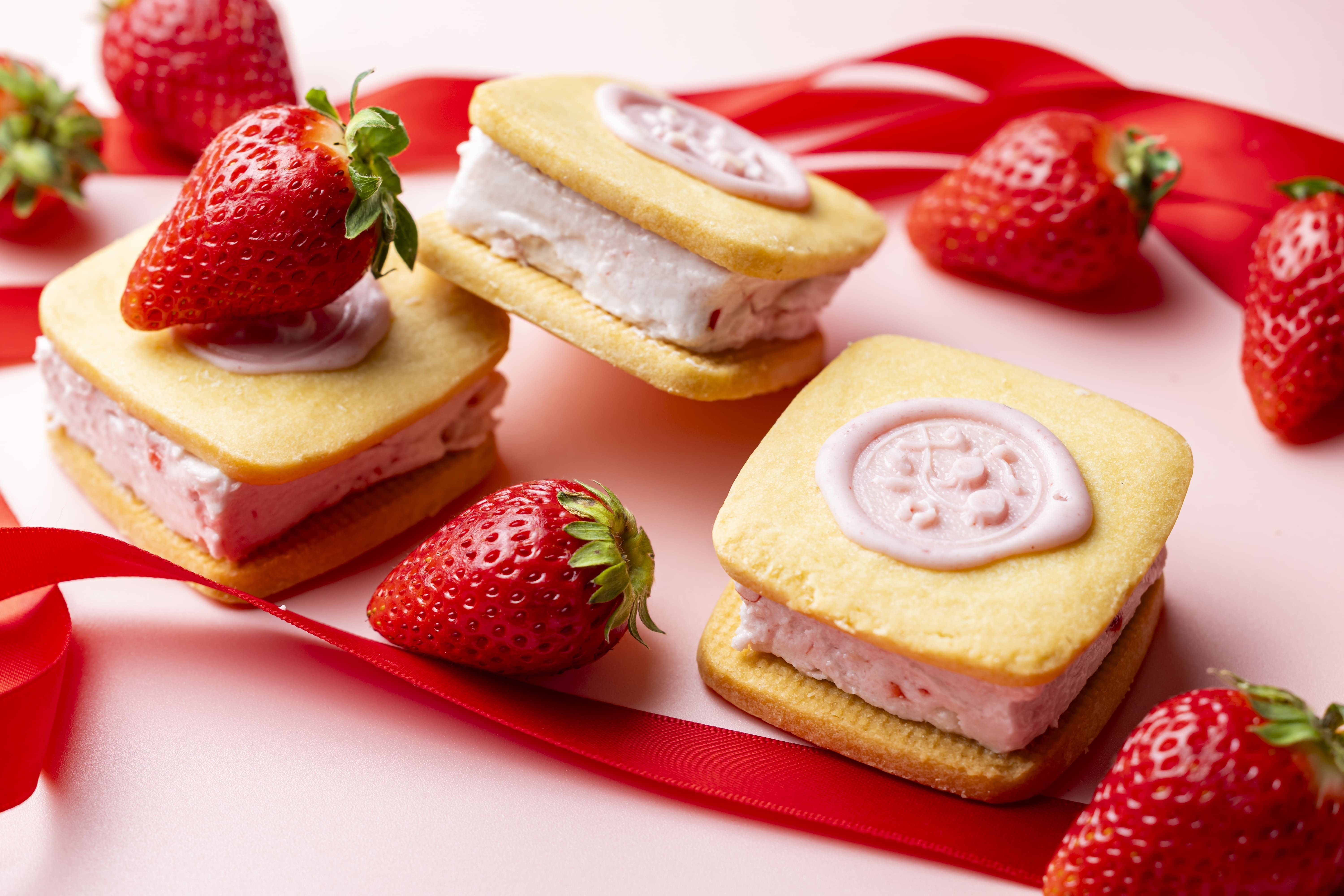 いちご専門店の道の駅 いちごBonBon＞ 新定番お土産スイーツ、 厚さ約