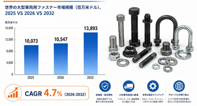 上記のデータは、YHResearchのレポート『Global Heavy-duty Vehicles Fastener Market Report 2026-2032』（2026年発行）に基づいています。最新のデータが必要な場合は、YHResearchにお問い合わせください。