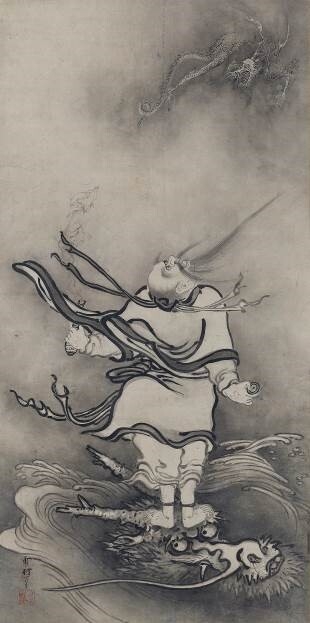 重要文化財 呂洞賓図