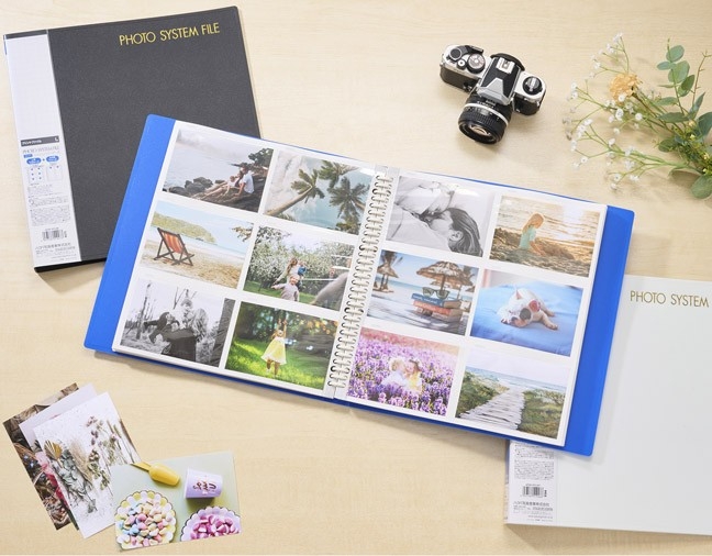 台紙差し替え可能な「フォトシステムファイル」シリーズに
