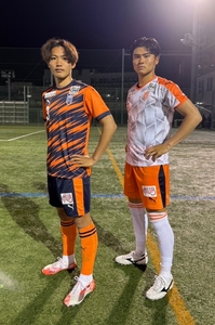 写真左側：主将の日髙華杜選手　　　写真右側：副将の大畑凜生選手