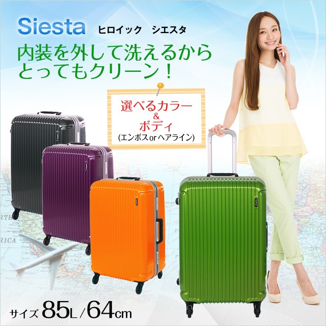 内装を外して洗う清潔なスーツケースのレンタルを 4月7日から期間限定