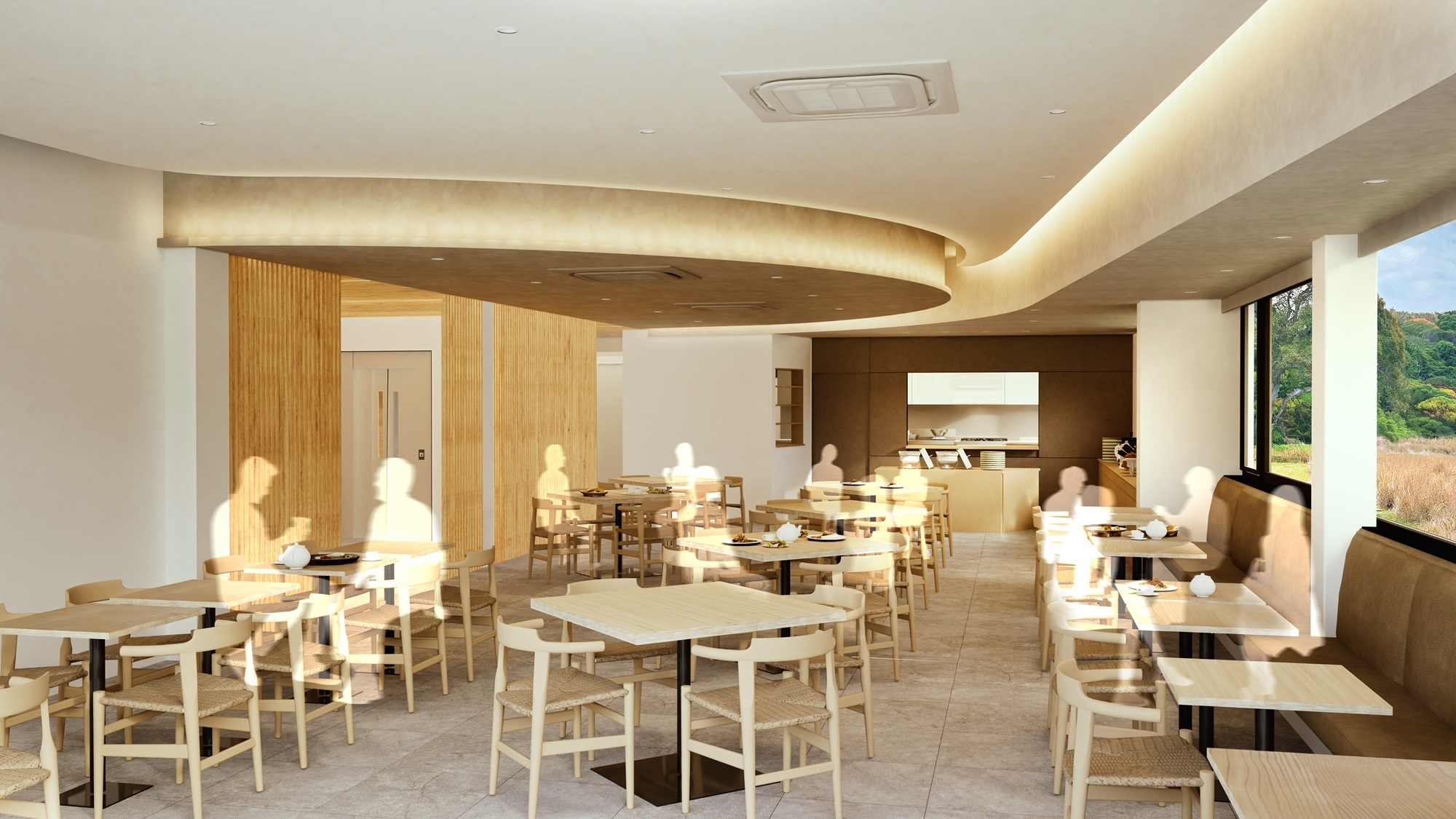 レストラン_完成イメージパース