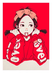 【古塔つみ × over print】シルクスクリーン作品によるアート展示会を原宿と台北で開催！