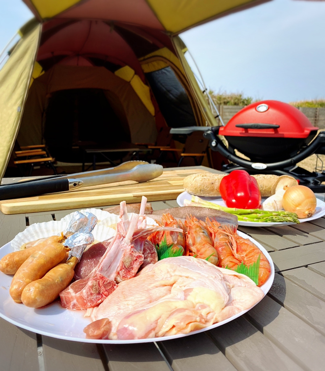 BBQでは本格アメリカンBBQが楽しめる