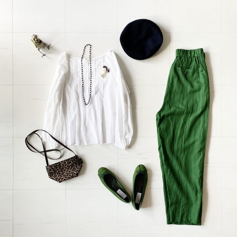 クボさんのコーディネート写真より(靴:farfalle、その他はくぼさん私物)