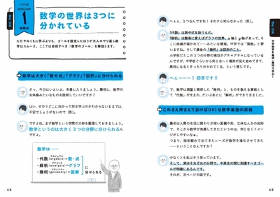 二人の掛け合いを読んでいくだけで、数学コンプレックスが減っていく！