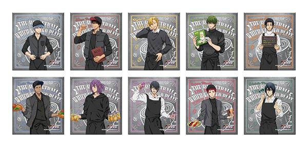 ・GiGO コラボカフェ 黒子のバスケ ホログラム缶バッジ~アメリカンダイナーver.~(全10種・ランダム)660円(税込)