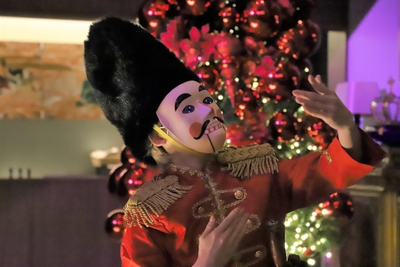 ▲クリスマスにお馴染みのくるみ割り人形も登場