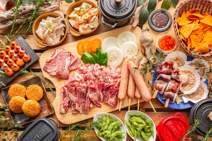 BBQコースメニュー 日本コース