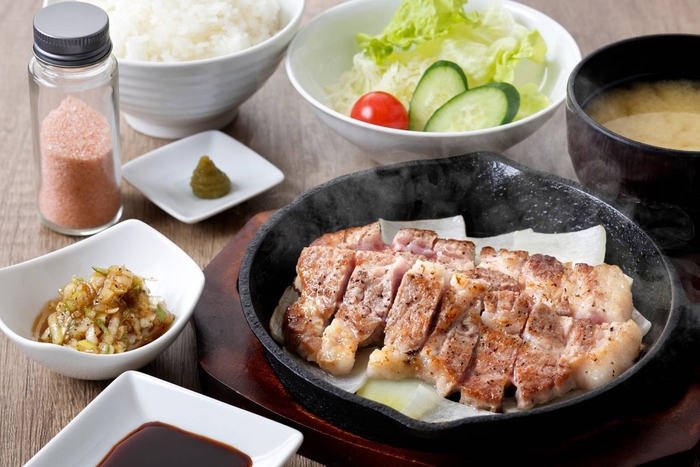 ネギ塩豚ステーキ定食