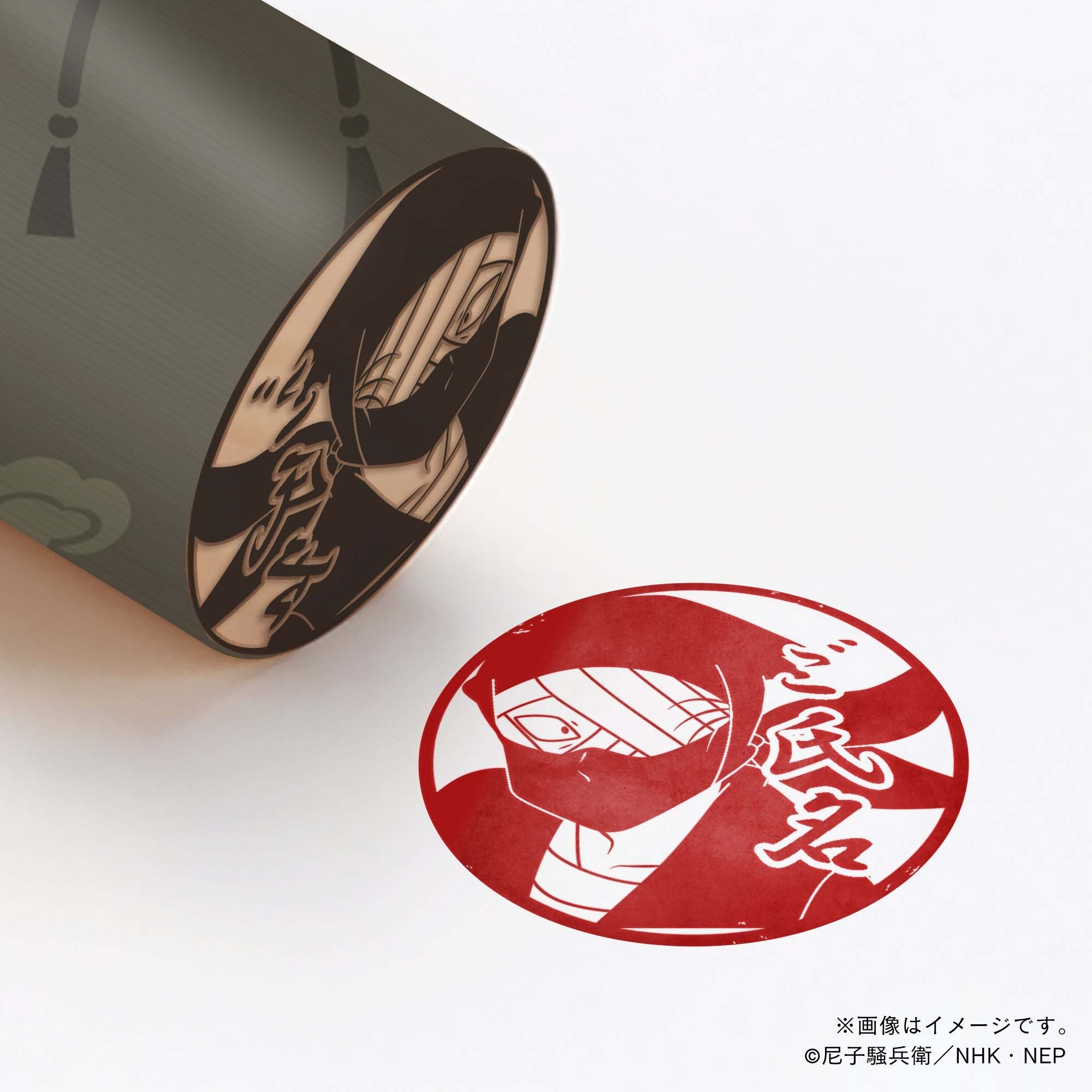 【忍たま乱太郎】 タソガレドキ城・雑渡昆奈門 ・丸印18mm