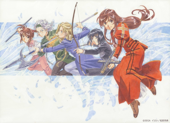 「守るべきもの~夢~巴里花組」(C)SEGA イラスト/松原秀典