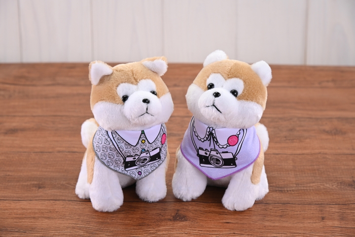 ハチふるぬいぐるみ(グレー／パープル)