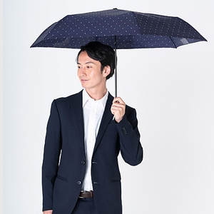 【雨傘】3秒でたためる ウラワザ （urawaza） ドット 折りたたみ傘