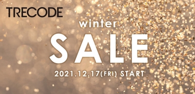TRECODEのニットやスカートでウィンターセール開始