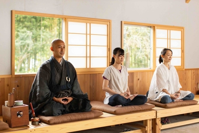 大泰寺（和歌山県那智勝浦町）禅堂にて禅体験