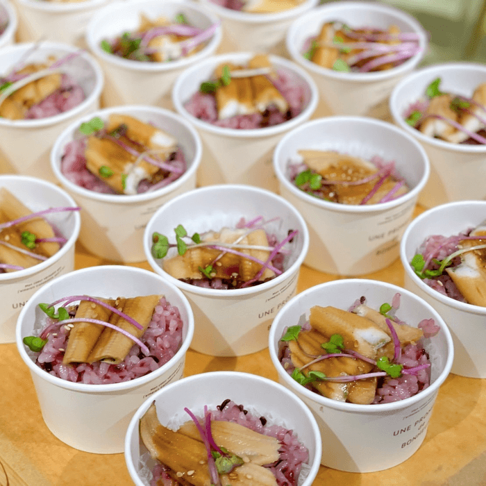 黒米のカップちらし寿司