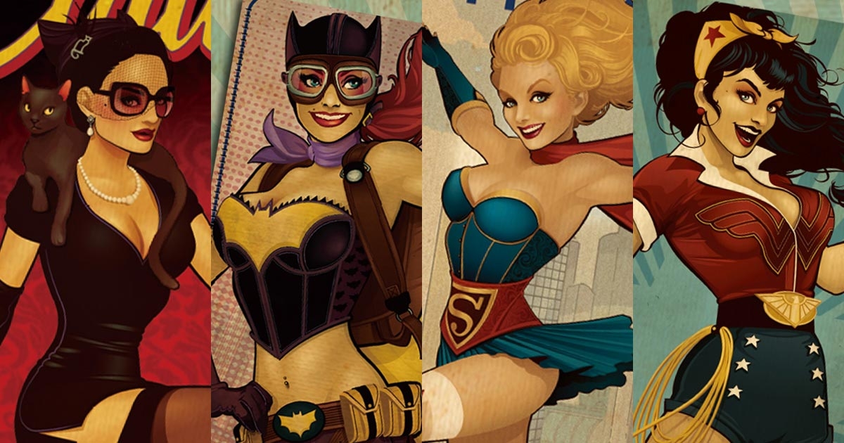 ハーレイ・クインやワンダーウーマン達を“レトロ可愛く”アレンジした雑貨アイテムが一挙リリース!