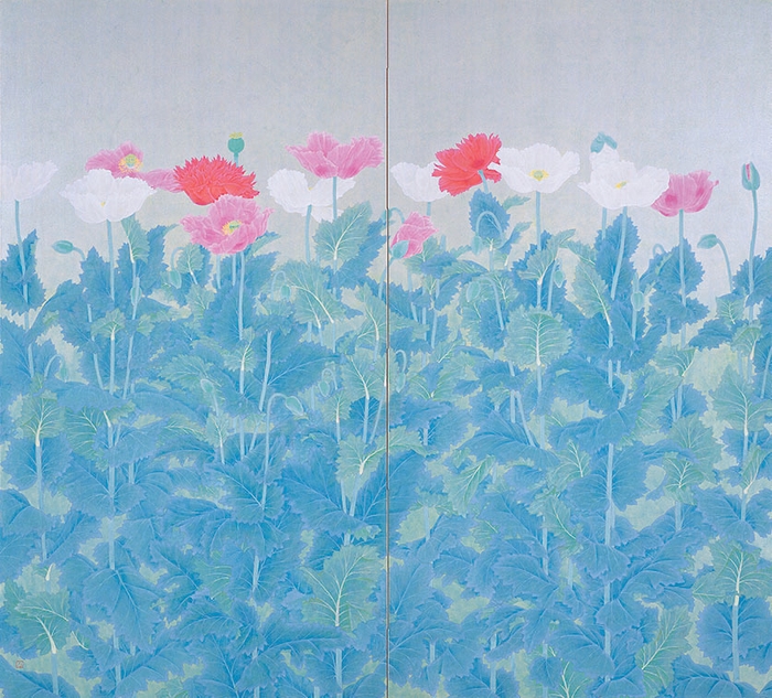 渡辺信喜 「罌粟」 平成6年 郷さくら美術館蔵