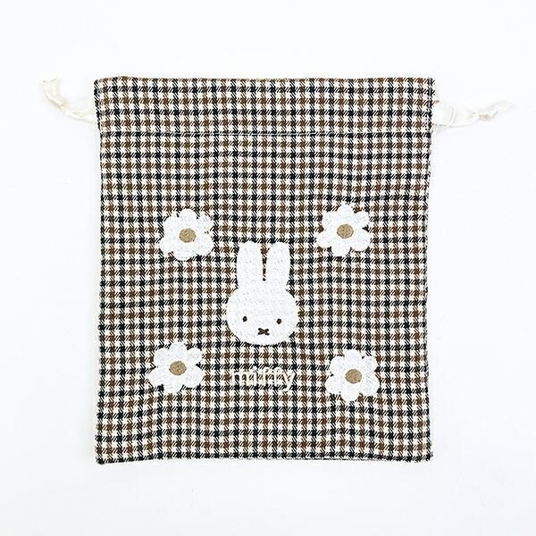 ミッフィーチェックポーチ