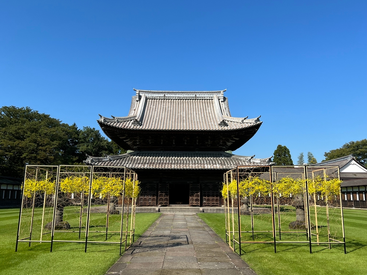 《国宝瑞龍寺と花の融合》第24回花まつフラワーデザイン展『花心論2022』を開催しました