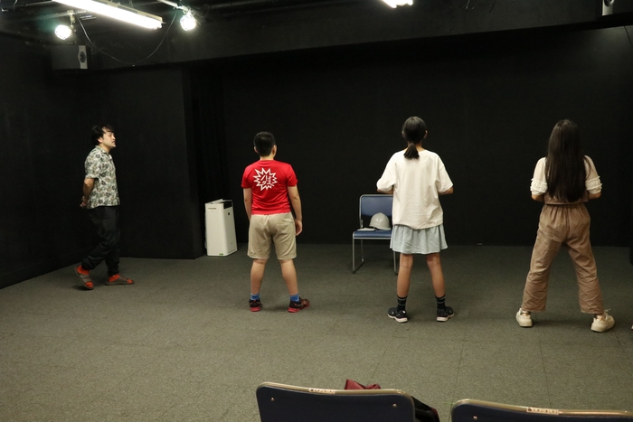 えんげきクラブ練習中