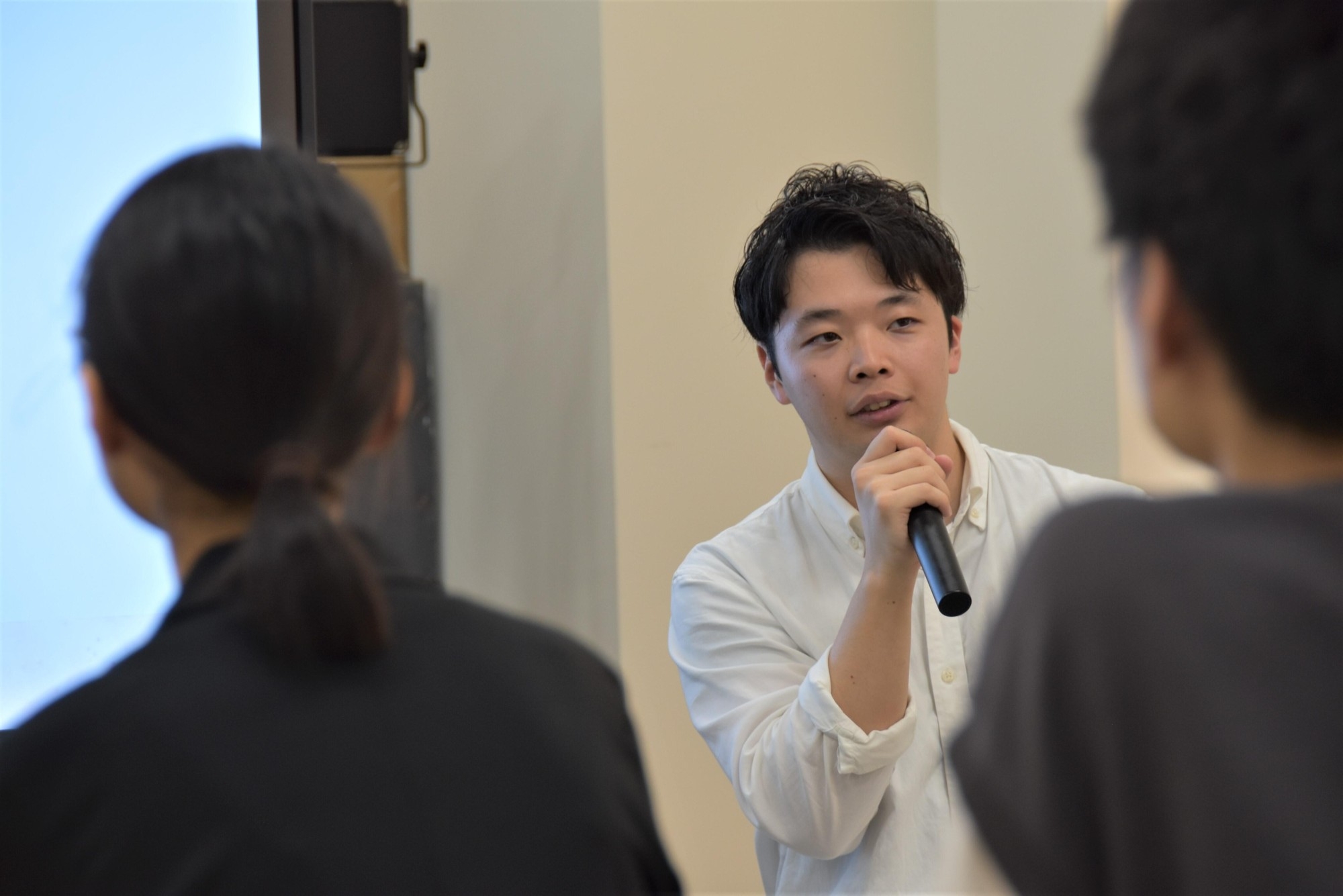 講演した片野さん