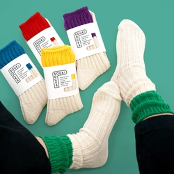 奈良・広陵町発、創業100年の靴下工場・創喜が提案　足元を彩るサステナブルなツートンカラーソックス