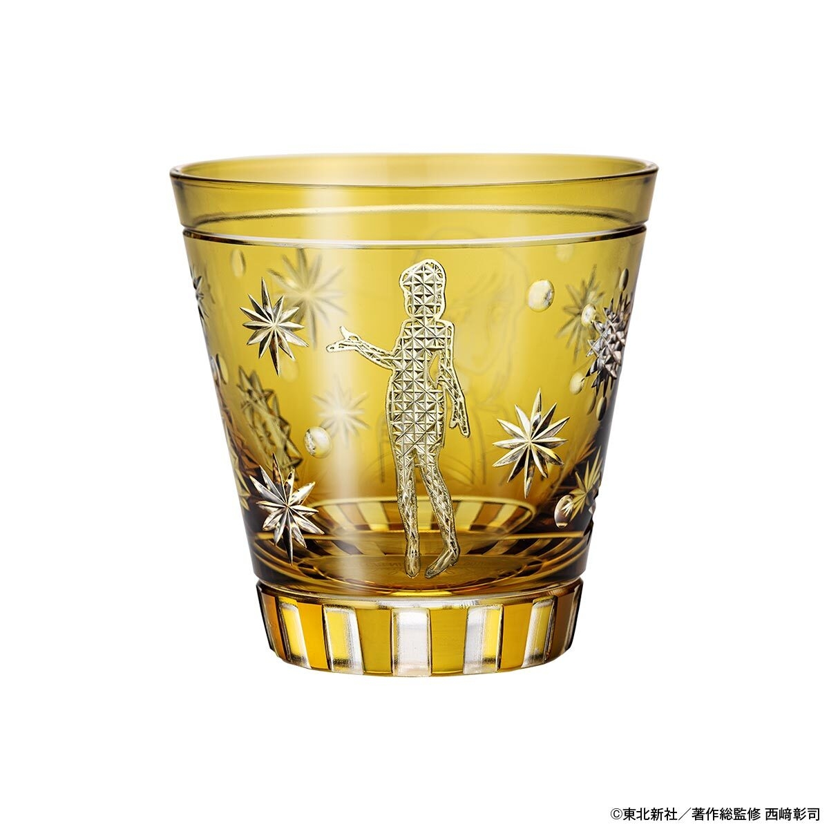 宇宙戦艦ヤマト切子グラス森 雪裏面