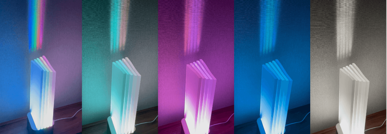 1台で5種類のカラーパターンがあります