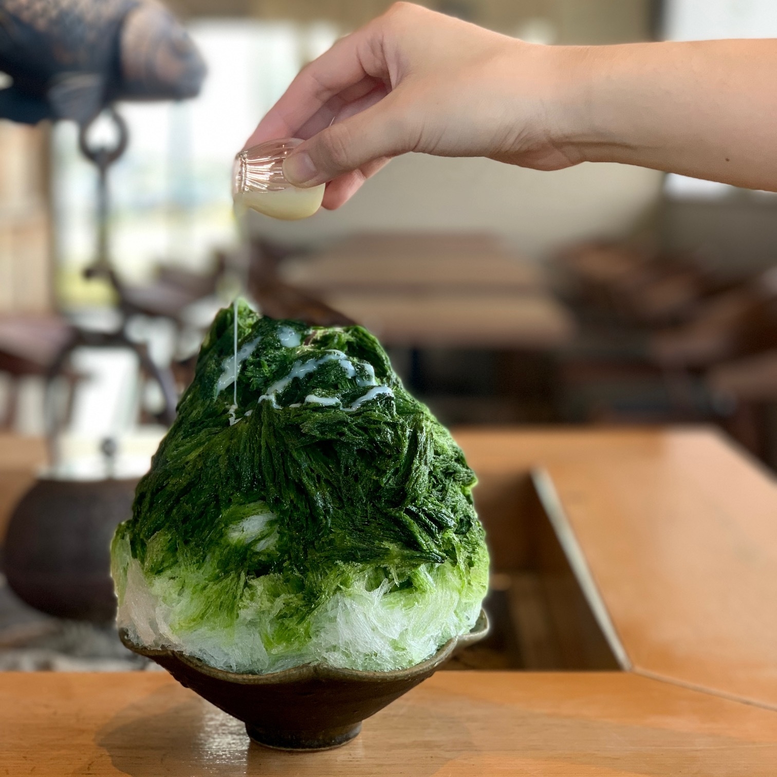 定番:茶寮かき氷・抹茶