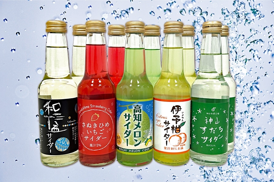 四国のご当地サイダー10本詰合せ
