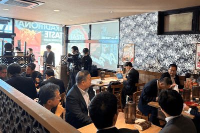 試食会が行われた店内の様子